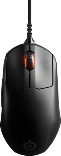 SteelSeries - Prime Wired Lightweight Wired Optical Gaming Mouse with RGB Lighting - Black