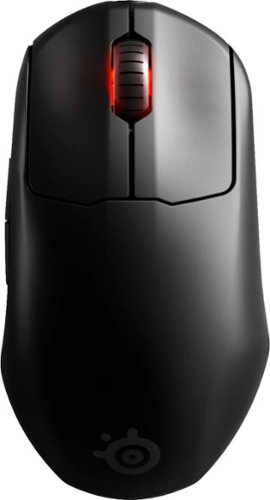 SteelSeries - Prime Lightweight Wireless Optical Gaming Mouse with RGB Lighting - Black