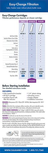 Culligan - Advanced US-EZ-3 Under-Sink Drinking Water Filtration System - White-Alt_View_Standard_15 