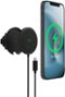 mophie - Snap+ 15W Wireless Charging Vent Mount with MagSafe Compatibility - Black-Front_Standard