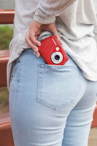 Polaroid 16MP Waterproof Digital Camera - Red GLOBAL SHIPPING