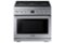 Dacor - Transitional 5.9 Cu. Ft. Self-Cleaning Freestanding Gas Convection Range with 6 burners, Liquid Propane Convertible - Silver Stainless Steel-Front_Standard