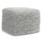Simpli Home - Fredrik Square Pouf - Cream-Front_Standard