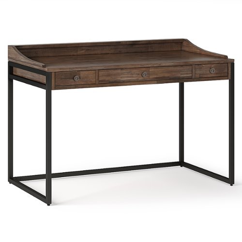 Photos - Office Desk Simpli Home  Ralston Small Desk - Rustic Natural Aged Brown AXCRAL40-RNAB 