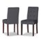 Simpli Home - Andover Parson Dining Chair (Set of 2) - Slate Grey-Front_Standard