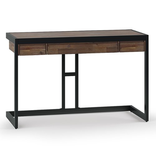 

Simpli Home - Erina Small Desk - Rustic Natural Aged Brown