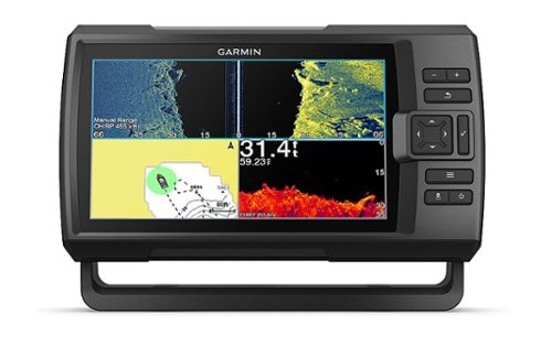 Garmin - STRIKER Vivid 9sv Fishfinder GPS - Black
