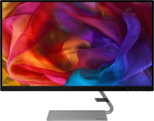 Lenovo - Geek Squad Certified Refurbished Q27q-1L IPS LED QHD FreeSync Monitor (DisplayPort, HDMI)