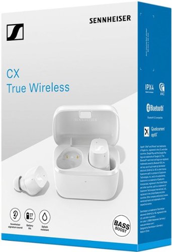 最終セール★ゼンハイザー★CX True Wireless WHITE Sennheiser CX True Wireless Earbud Headphones White CX True