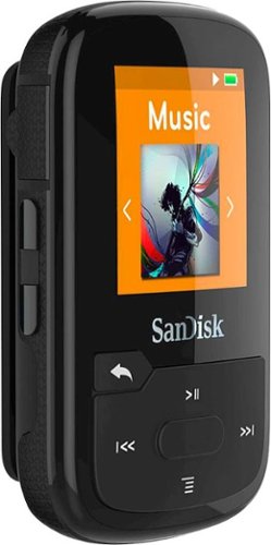 Image of SanDisk - Clip Sport Plus 32GB MP3 Player - Black