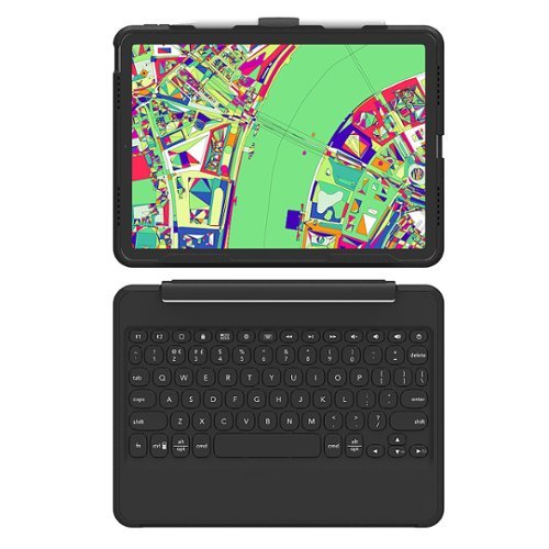 ZAGG Rugged Book Wireless Keyboard & Detachable Case for Apple iPad Air 10.9 (2020, 2022) and iPad Pro 11 (2018-2022) - Black WORLDWIDE DELIVERY