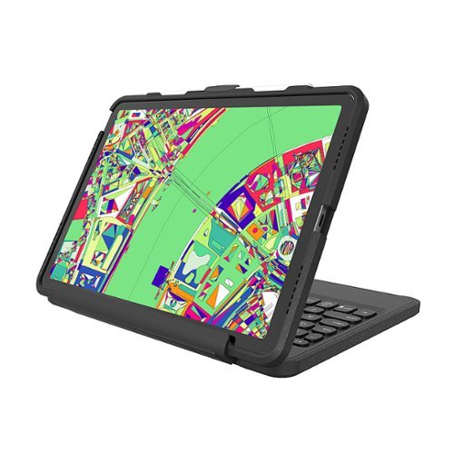 ZAGG Rugged Book Wireless Keyboard & Detachable Case for Apple iPad Air 10.9 (2020, 2022) and iPad Pro 11 (2018-2022) - Black GLOBAL SHIPPING