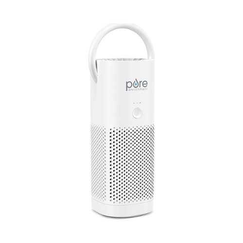 Pure Enrichment - PureZone Mini 54 Sq. Ft Portable Air Purifier - White