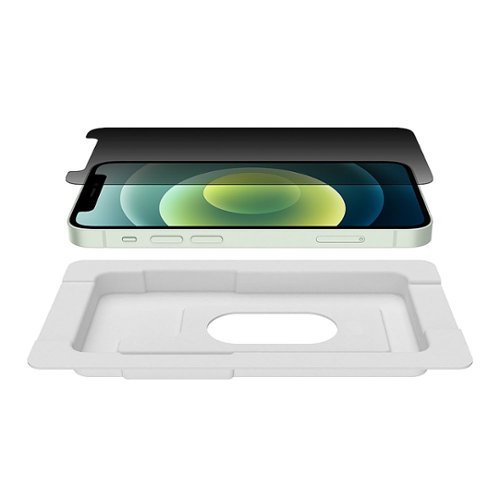 Belkin ScreenForce​ Tempered Glass Privacy + Anti-Microbial - iPhone 12 Mini - Clear GLOBAL SHIPPING