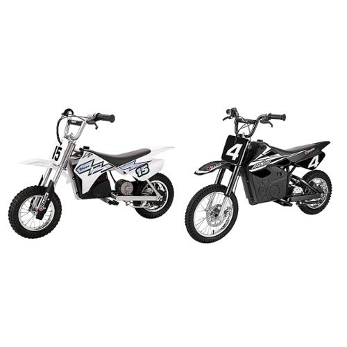 Razor - MX400 & MX650 Electric Toy Motocross Motorcycle Dirt Bike - White
