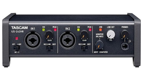TASCAM US-2X2HR USB Audio Interface - Black WORLDWIDE DELIVERY