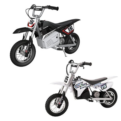 Razor - Dirt Rocket Electric Motocross Motorcycle Bikes - Black