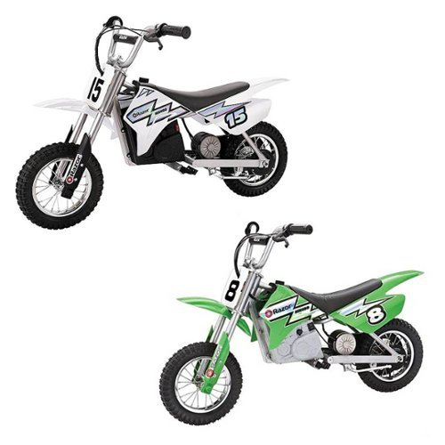 Razor - Dirt Rocket Electric Motocross Motorcycle Bikes - White