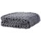 BlanQuil - Lite Chunky Weighted Throw - Grey-Front_Standard 