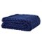 BlanQuil - Lite Chunky Weighted Throw - Navy-Front_Standard