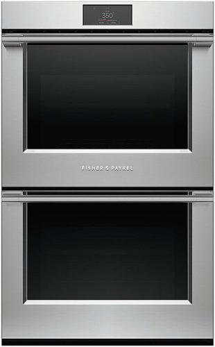 Fisher & Paykel - Professional 30 in 8.2 cu ft Built-in 17 function Double Electric Convection Wall Oven with Self-cleaning - Stainless steel