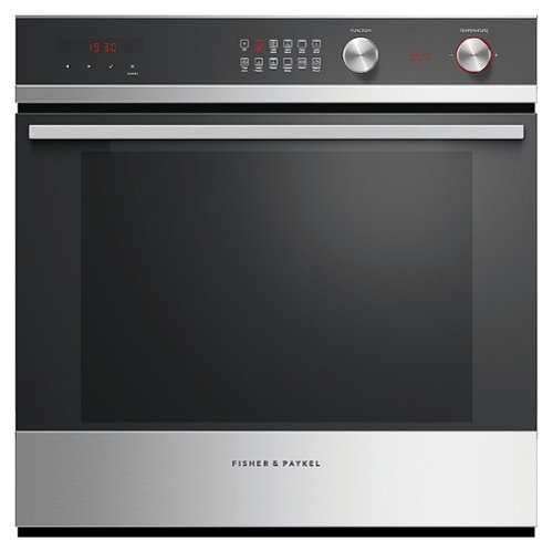 Fisher & Paykel - Series 7 Contemporary 24 in 3 cu ft Built-In Single Electric Convection Wall Oven 11 Function - Stainless Steel Trim
