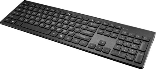 Best Buy essentials™ Full-size Wireless Membrane Switch Keyboard - Black GLOBAL SHIPPING