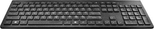 Best Buy essentials™ Full-size Wireless Membrane Switch Keyboard - Black HOW TO BUY