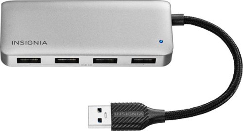 Insignia™ 4-Port USB 3.0 Hub - Gray HOW TO BUY