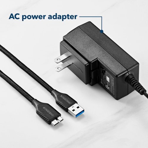 Insignia™ 4-Port USB 3.0 Powered Hub - Metallic Gray BUY IN EUROPE