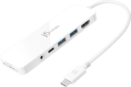 j5create - USB-C® Multi-Port Hub with Power Delivery - White
