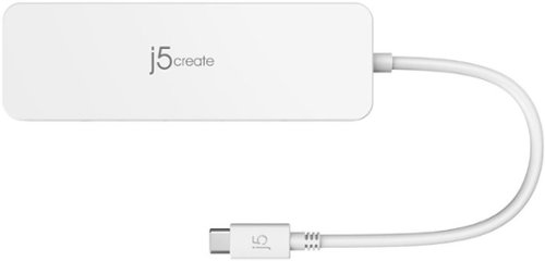 j5create USB-C Multi-Port Hub with Power Delivery for Mac, PC and More - White HOW TO BUY