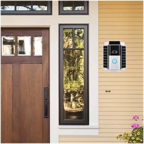Wasserstein Mountable Solar Kit for Ring Video Doorbell 3 and 3 Plus - White HOW TO BUY
