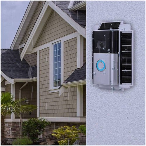 Wasserstein Mountable Solar Kit for Ring Video Doorbell 3 and 3 Plus - White SHOP ONLINE