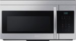 Samsung - 1.6 cu. ft. Over-the-Range Microwave with Auto Cook - Stainless steel - Front_Standard