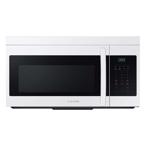 Photos - Microwave Samsung  1.6 cu. ft. Over-the-Range  with Auto Cook - White ME16 