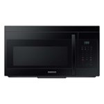 Samsung - 1.6 cu. ft. Over-the-Range Microwave with Auto Cook - Black - Front_Standard