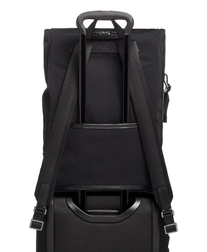 TUMI Harrison Osborn Roll Top Backpack - Black SHOP ONLINE