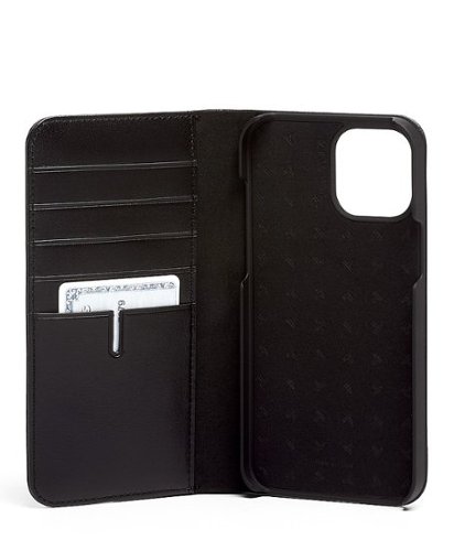 TUMI Folio Iphone 12 Pro Max - Black GLOBAL SHIPPING