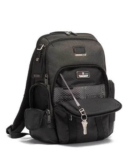TUMI Alpha Bravo Nathan Backpack - Graphite GLOBAL SHIPPING
