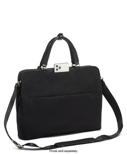 TUMI Voyageur Clare Double Zip Brief - Black GLOBAL SHIPPING