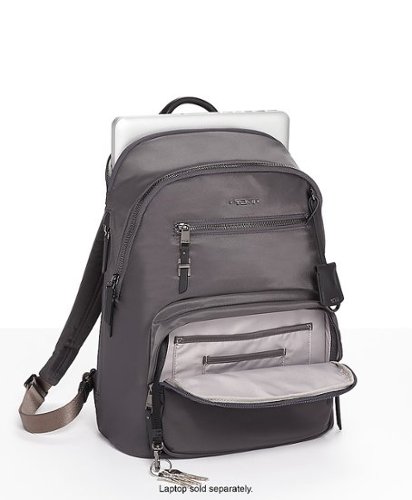 TUMI Voyageur Hilden Backpack - Iron/Black WORLDWIDE DELIVERY