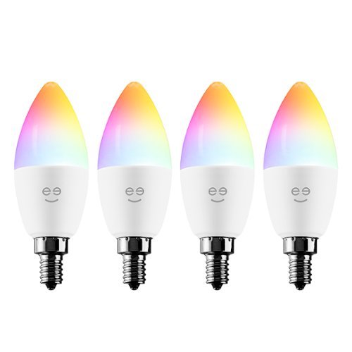 Geeni - Prisma Plus B11 Candle Bulb (4-Pack) - Multicolor - White