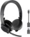 Logitech - Zone 900 Wireless Bluetooth Noise Canceling On-Ear Headset - Graphite-Front_Standard