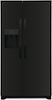 Frigidaire - 25.6 Cu. Ft. Side-by-Side Refrigerator - Black-Front_Standard