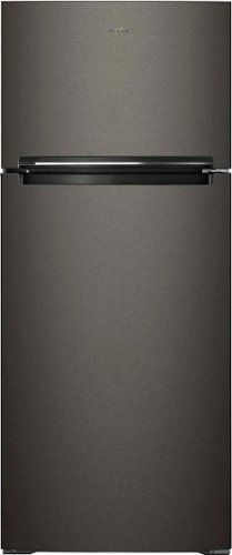 Photos - Fridge Whirlpool  17.7 Cu. Ft. Top Freezer Refrigerator - Black Stainless Steel 