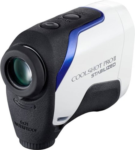Nikon Coolshot ProII Stabilized Golf Laser Rangefinder White