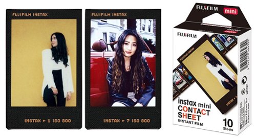 Fujifilm INSTAX MINI Contact Sheet Instant Film - Black WORLDWIDE DELIVERY