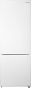 Insignia™ - 11.5 Cu. Ft. Bottom Mount Refrigerator - White - Front_Standard