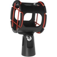 Samson - SP05 Q2U USB/XLR Dynamic Microphone Suspension Shockmount - Black & Red